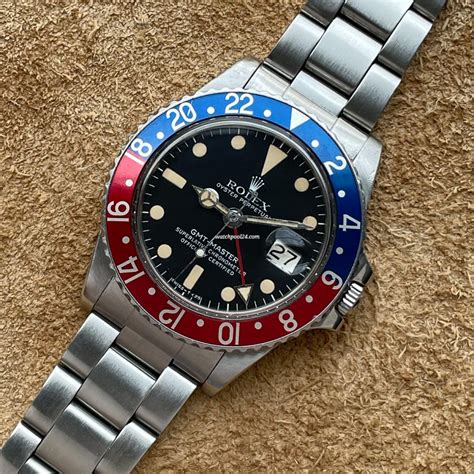 rolex gmt master pepsi 1675|rolex gmt 1675 bezel.